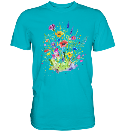 Wildblumen in Aquarell - Premium Shirt