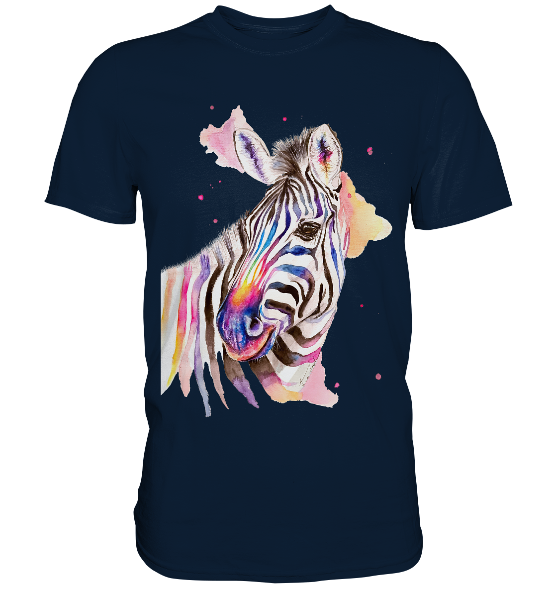 Buntes Zebra - Premium Shirt