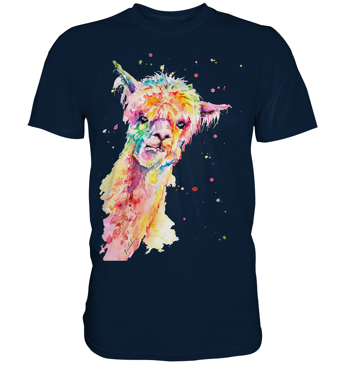 Lustiges Alpaka - Premium Shirt