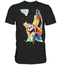 Lade das Bild in den Galerie-Viewer, Buntes Faultier - Premium Shirt
