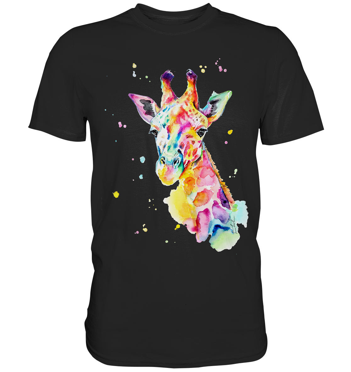 Bunte Giraffe - Premium Shirt