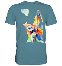 Lade das Bild in den Galerie-Viewer, Buntes Faultier - Premium Shirt
