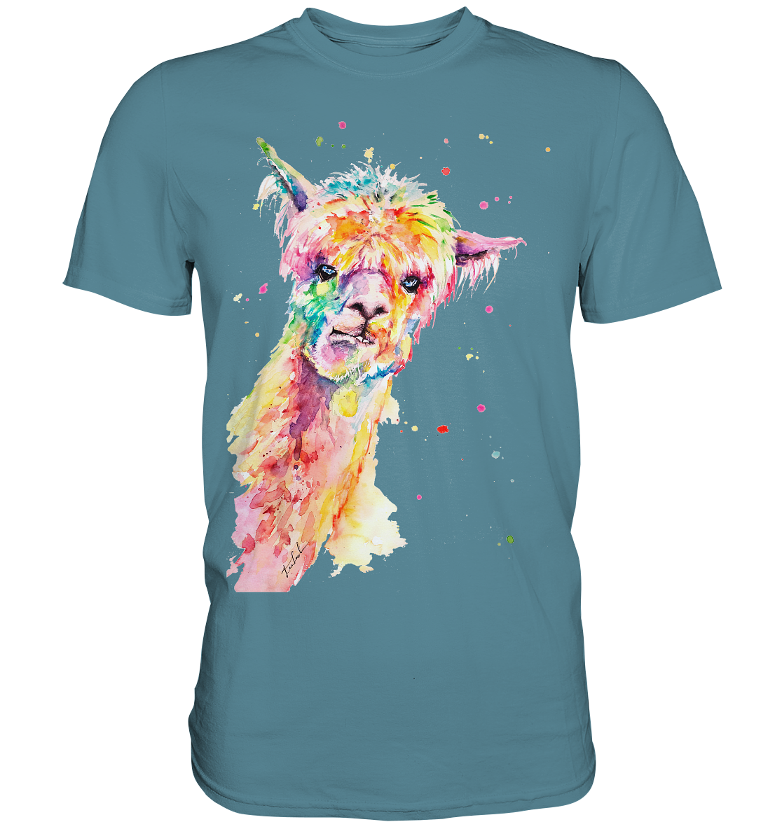 Lustiges Alpaka - Premium Shirt