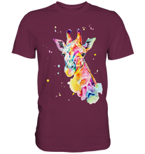 Lade das Bild in den Galerie-Viewer, Bunte Giraffe - Premium Shirt
