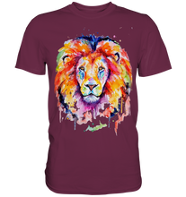 Lade das Bild in den Galerie-Viewer, Bunter Löwe - Premium Shirt
