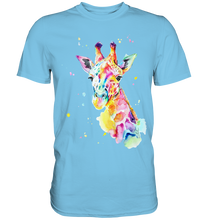 Lade das Bild in den Galerie-Viewer, Bunte Giraffe - Premium Shirt
