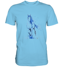 Lade das Bild in den Galerie-Viewer, Blaues Einhorn - Premium Shirt
