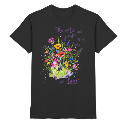 Muttertagsgeschenk - Blumen mit  Spruch - Premium Shirt