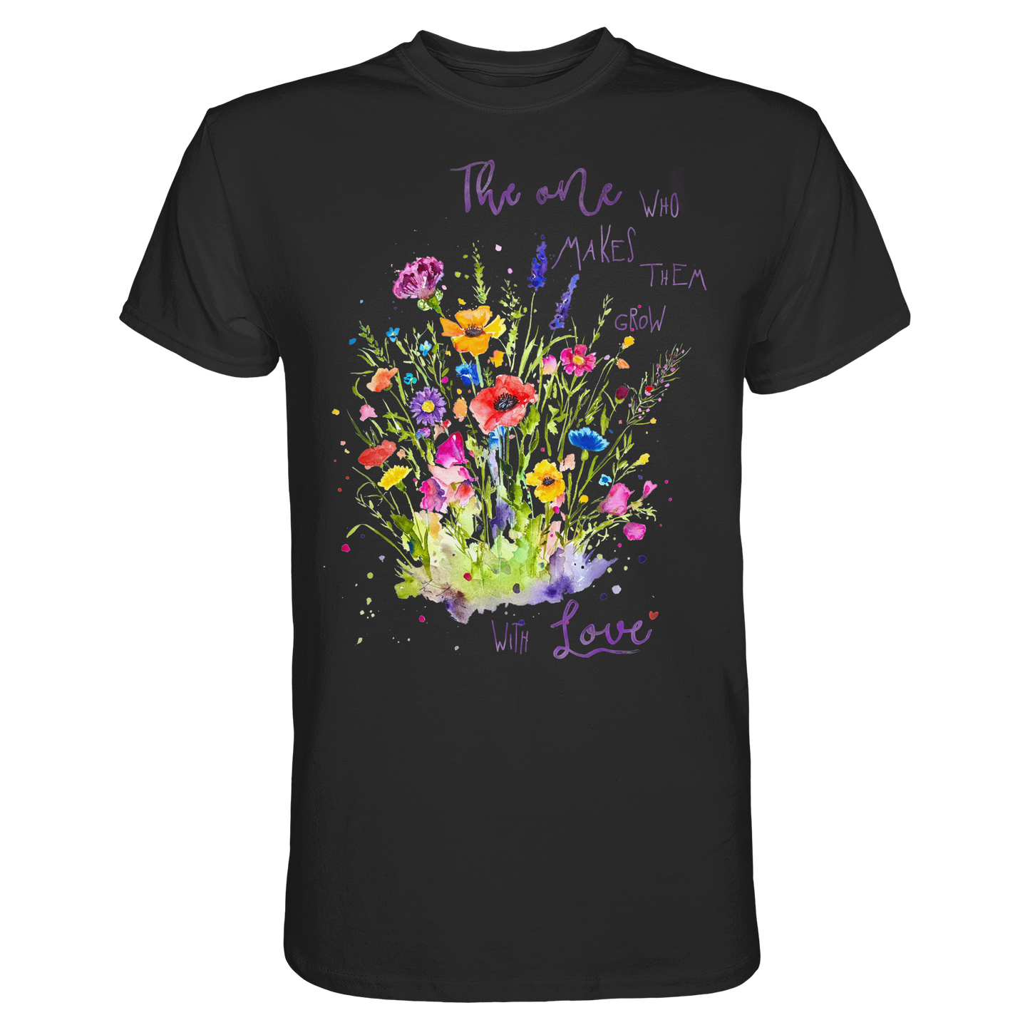 Muttertagsgeschenk - Blumen mit  Spruch - Premium Shirt