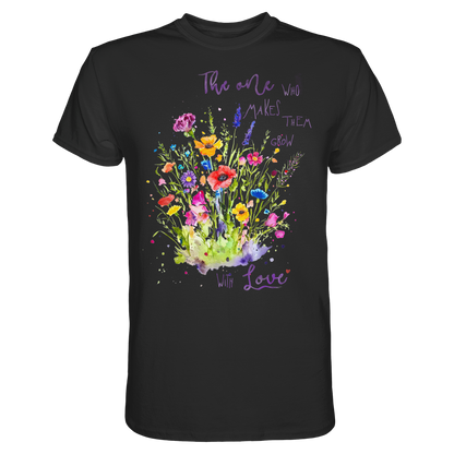 Muttertagsgeschenk - Blumen mit  Spruch - Premium Shirt