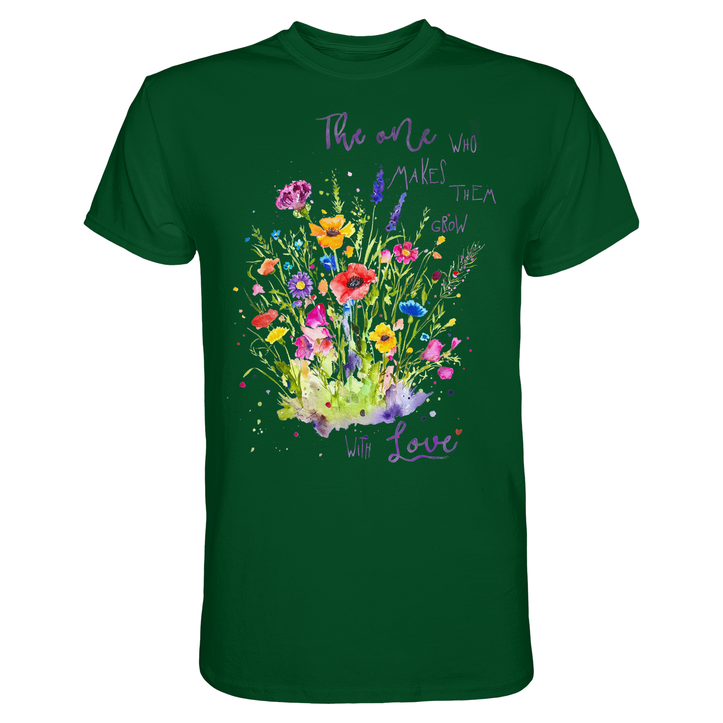 Muttertagsgeschenk - Blumen mit  Spruch - Premium Shirt