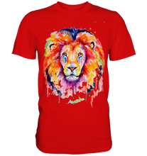 Lade das Bild in den Galerie-Viewer, Bunter Löwe - Premium Shirt
