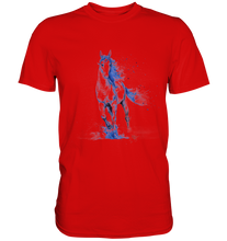 Lade das Bild in den Galerie-Viewer, Blaues Einhorn - Premium Shirt
