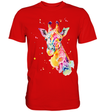 Lade das Bild in den Galerie-Viewer, Bunte Giraffe - Premium Shirt
