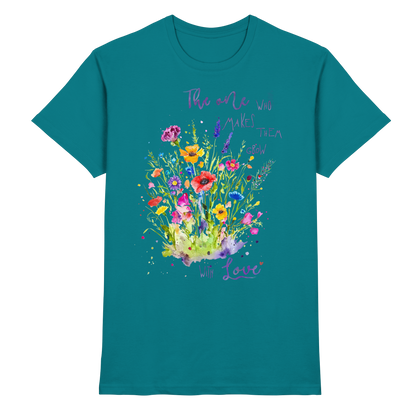Muttertagsgeschenk - Blumen mit  Spruch - Premium Shirt