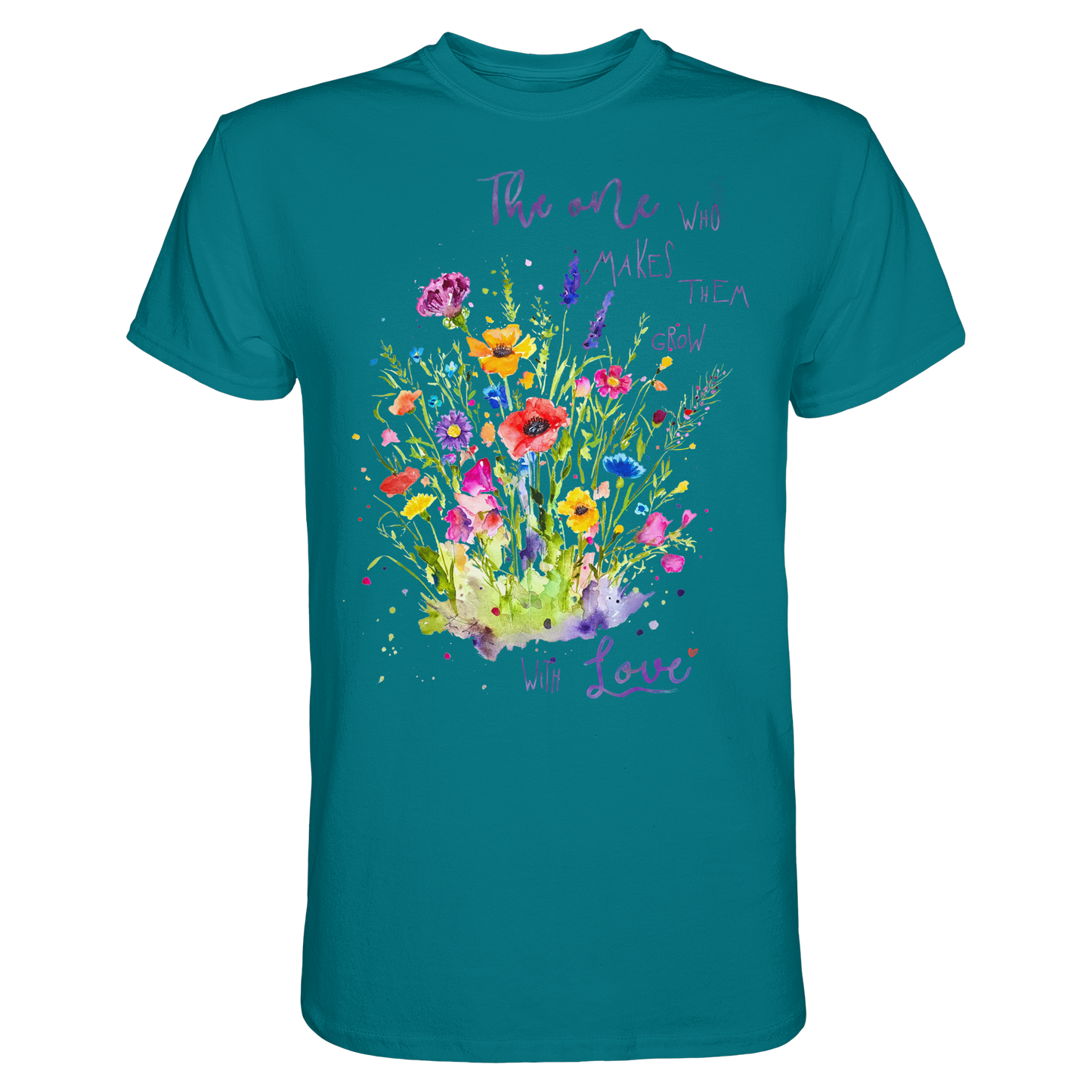 Muttertagsgeschenk - Blumen mit  Spruch - Premium Shirt
