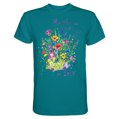 Muttertagsgeschenk - Blumen mit  Spruch - Premium Shirt