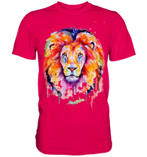 Lade das Bild in den Galerie-Viewer, Bunter Löwe - Premium Shirt
