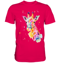 Lade das Bild in den Galerie-Viewer, Bunte Giraffe - Premium Shirt

