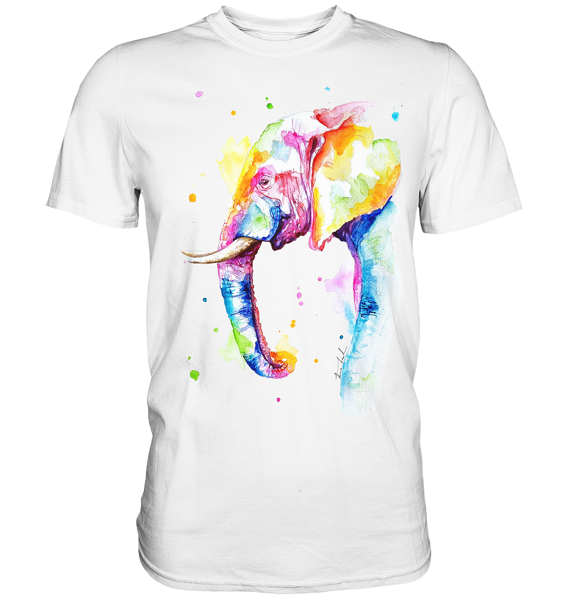 Bunter Elefant - Premium Shirt