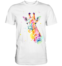 Lade das Bild in den Galerie-Viewer, Bunte Giraffe - Premium Shirt
