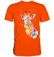 Lade das Bild in den Galerie-Viewer, Bunte Giraffe - Premium Shirt
