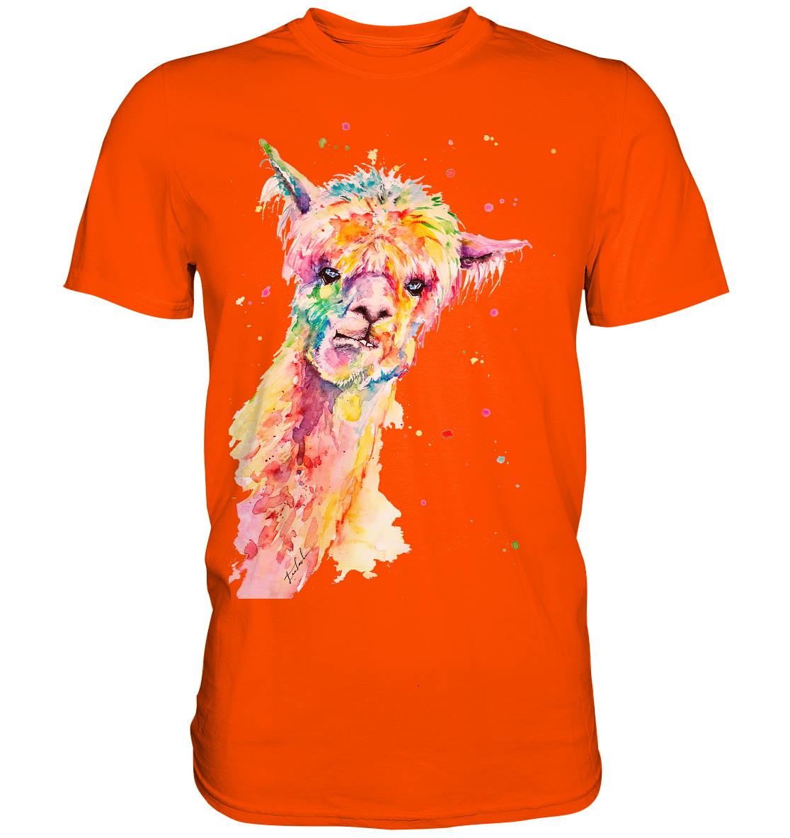 Lustiges Alpaka - Premium Shirt