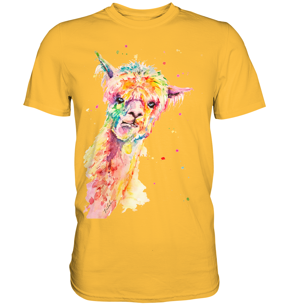 Lustiges Alpaka - Premium Shirt