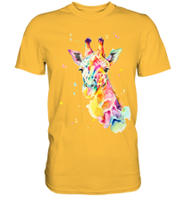 Lade das Bild in den Galerie-Viewer, Bunte Giraffe - Premium Shirt
