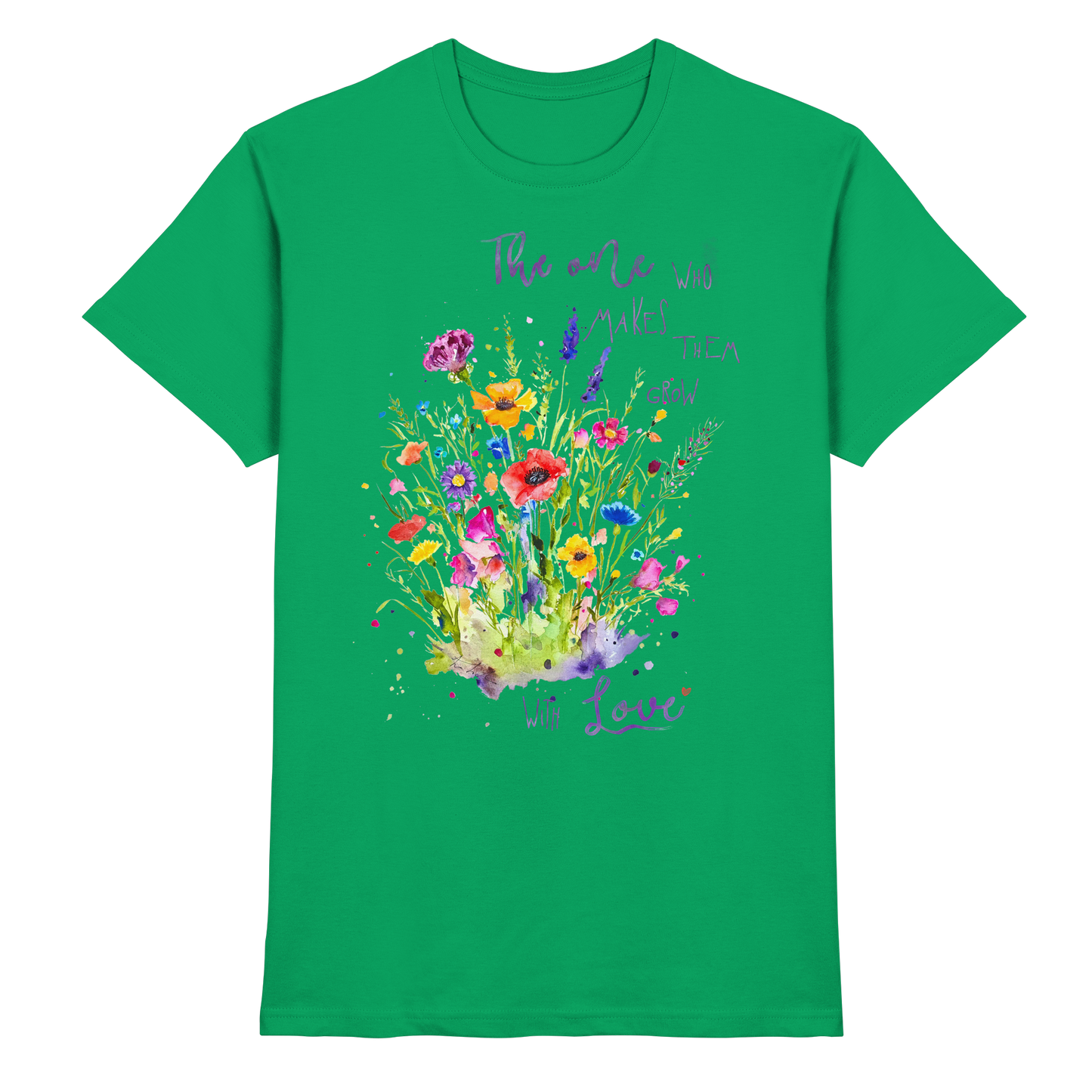 Muttertagsgeschenk - Blumen mit  Spruch - Premium Shirt