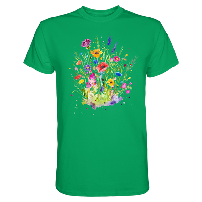 Wildblumen in Aquarell - Premium Shirt