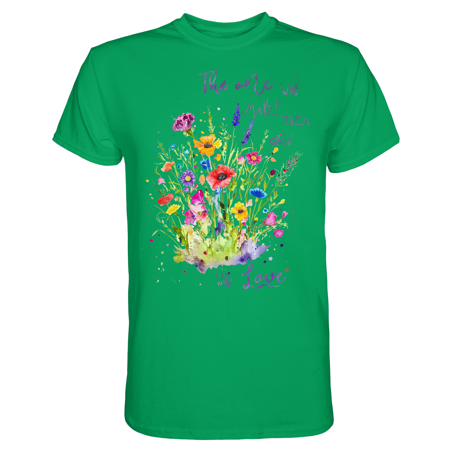 Muttertagsgeschenk - Blumen mit  Spruch - Premium Shirt