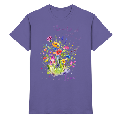 Muttertagsgeschenk - Blumen mit  Spruch - Premium Shirt