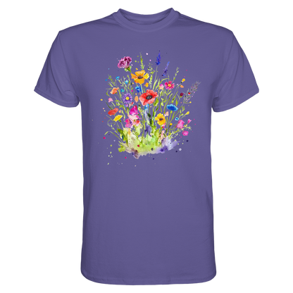 Wildblumen in Aquarell - Premium Shirt