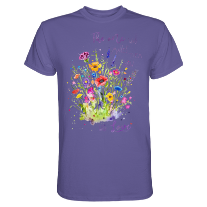 Muttertagsgeschenk - Blumen mit  Spruch - Premium Shirt