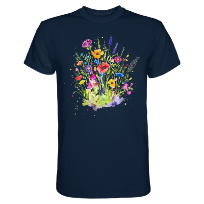 Wildblumen in Aquarell - Premium Shirt