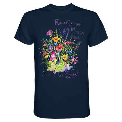 Muttertagsgeschenk - Blumen mit  Spruch - Premium Shirt