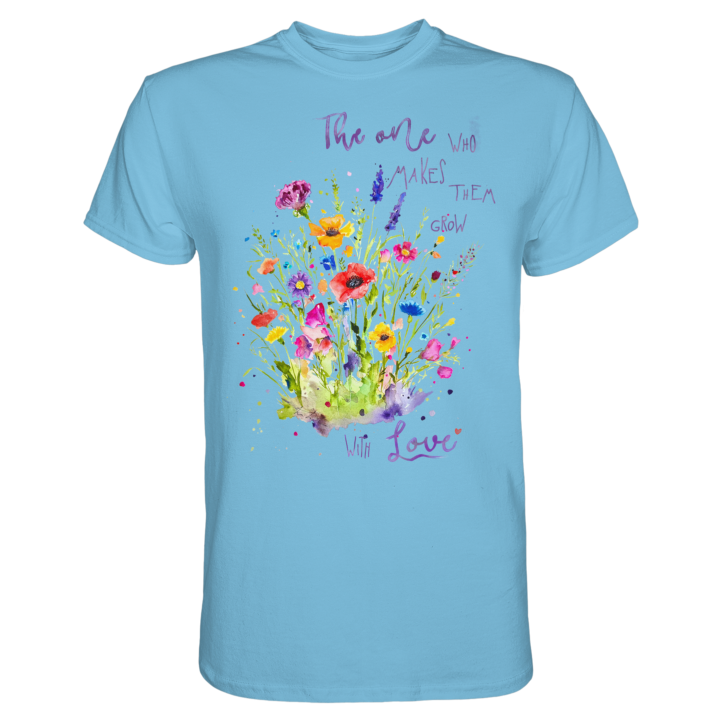 Muttertagsgeschenk - Blumen mit  Spruch - Premium Shirt