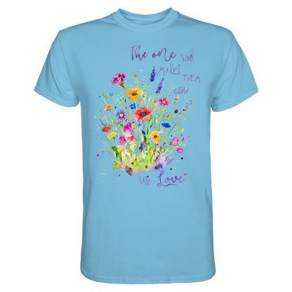 Muttertagsgeschenk - Blumen mit  Spruch - Premium Shirt