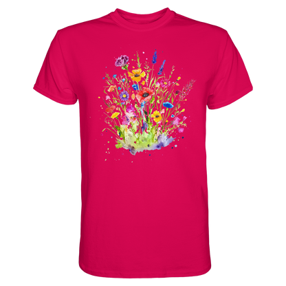 Wildblumen in Aquarell - Premium Shirt