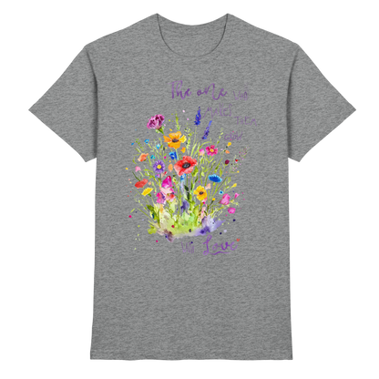 Muttertagsgeschenk - Blumen mit  Spruch - Premium Shirt