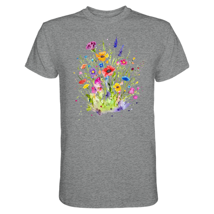 Wildblumen in Aquarell - Premium Shirt