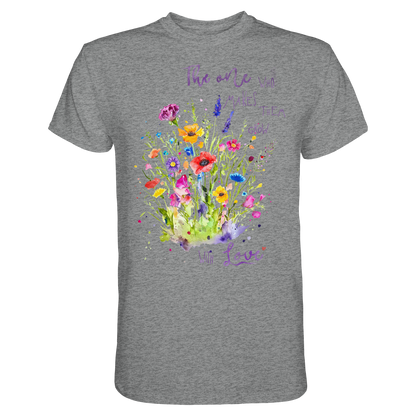 Muttertagsgeschenk - Blumen mit  Spruch - Premium Shirt