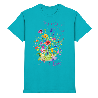 Muttertagsgeschenk - Blumen mit  Spruch - Premium Shirt