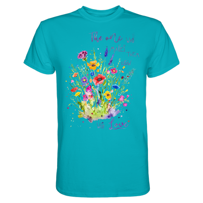Muttertagsgeschenk - Blumen mit  Spruch - Premium Shirt
