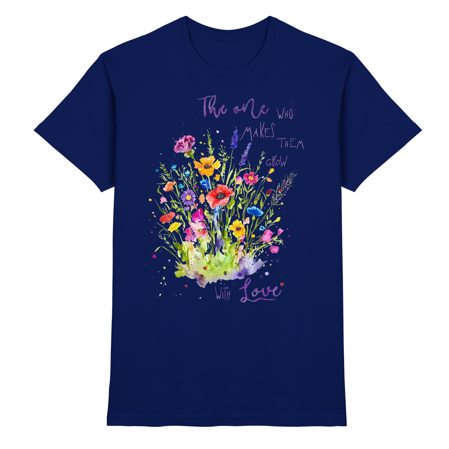 Muttertagsgeschenk - Blumen mit  Spruch - Premium Shirt