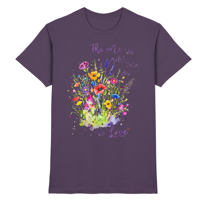 Muttertagsgeschenk - Blumen mit  Spruch - Premium Shirt