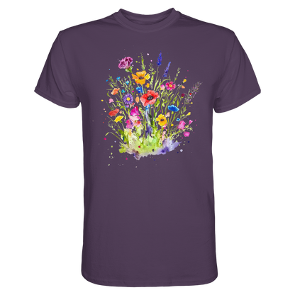 Wildblumen in Aquarell - Premium Shirt