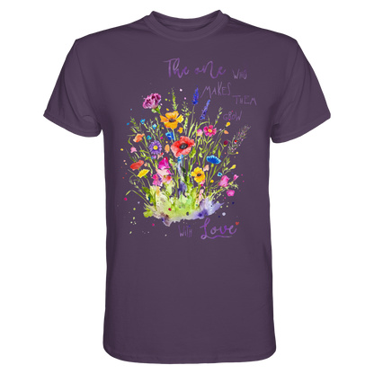 Muttertagsgeschenk - Blumen mit  Spruch - Premium Shirt