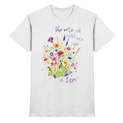 Muttertagsgeschenk - Blumen mit  Spruch - Premium Shirt
